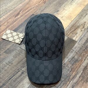 Balenciaga Black Patterned Hat